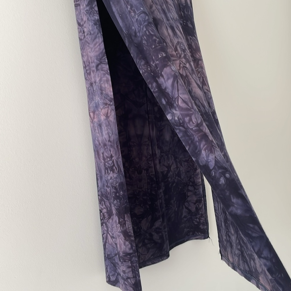 American Eagle Tie Dye Maxi Skirt Festival Summer Purple Size Small